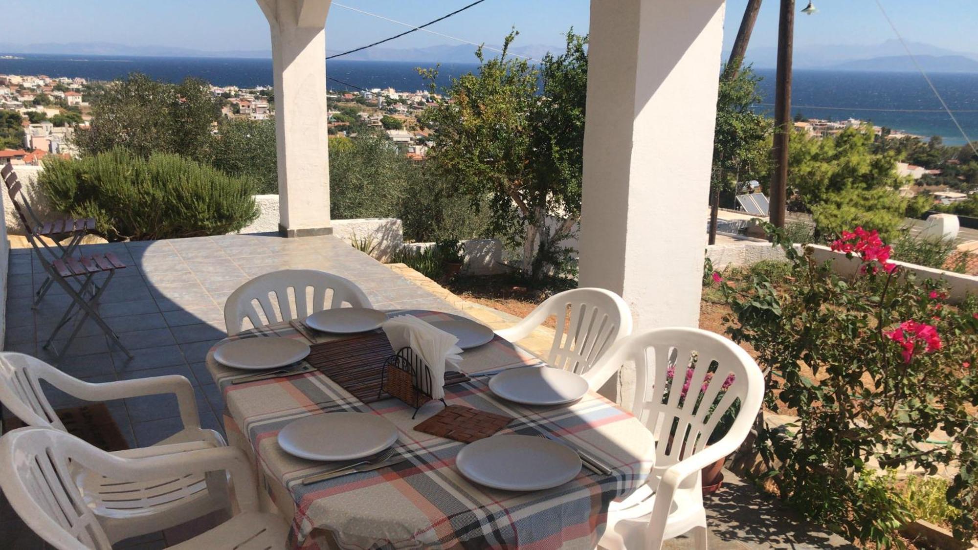House Anatoli, Big Veranda With View, 11 Km To Airport